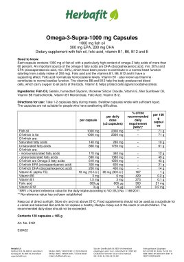 Omega-3-Supra-1000 mg Capsules