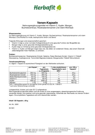 Venen-Kombipackung