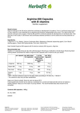 Arginine-500 capsules