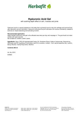Hyaluronic Acid Gel