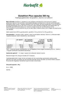 Glutathion-Plus capsules 300 mg 33 g
